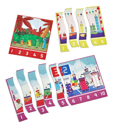 Set Rompecabezas Numberblocks Juguete Didáctico Niños