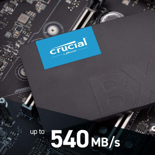 Crucial Ct480bx500ssd1 Dducrc030 Solid State Drives, 480 Gb, Color Negro