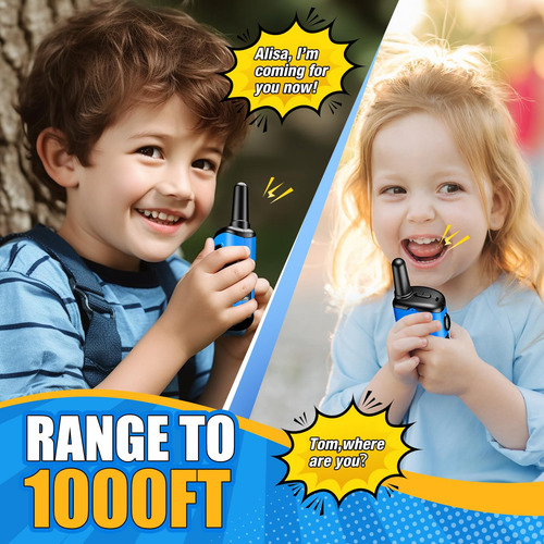 Walkie Talkies 2 Radios Azules Robot Regalo Navidad 9