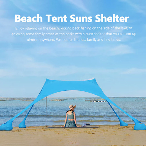 Carpa De Playa Suns Shelter, Bloqueador Solar, Cobertizo Fre