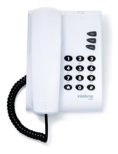 Aparelho Telefone Fixo Flash Mudo E Rediscar 2 Tipos Toque