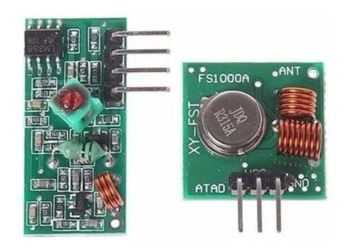 Modulo Rf Transmisor Y Receptor 315 Mhz Arduino Robotica Pic