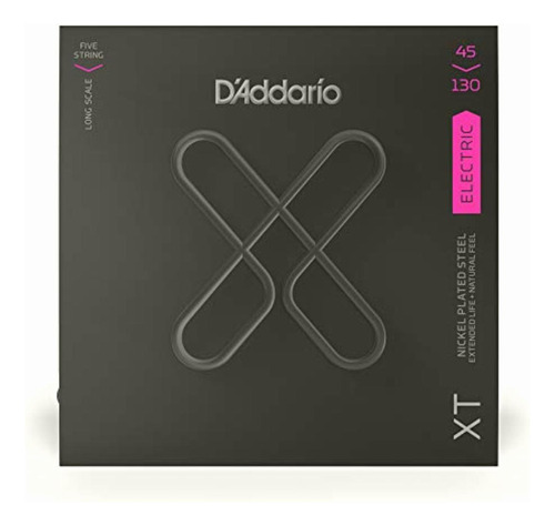 D'addario Xt Cuerdas De Bajo De Acero Niquelado (5 Escala