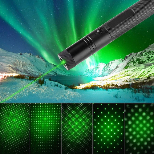 Puntero Láser Verde Proyector Carga Usb Recargable 9000mw