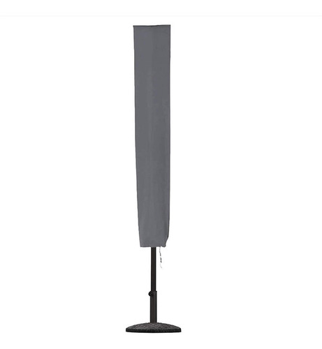 Cubierta Paraguas De Patio Fuera De La Gris 190 Cmx50 Cm