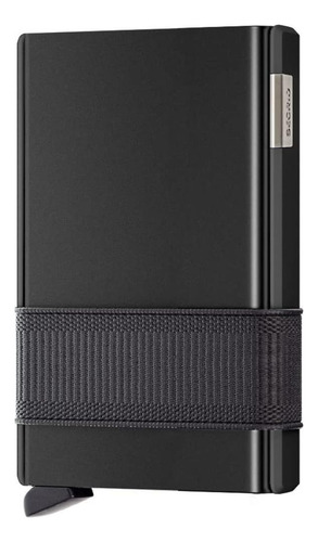 Cartera Secrid Cardslide, Protector De Tarjetas Negro Con