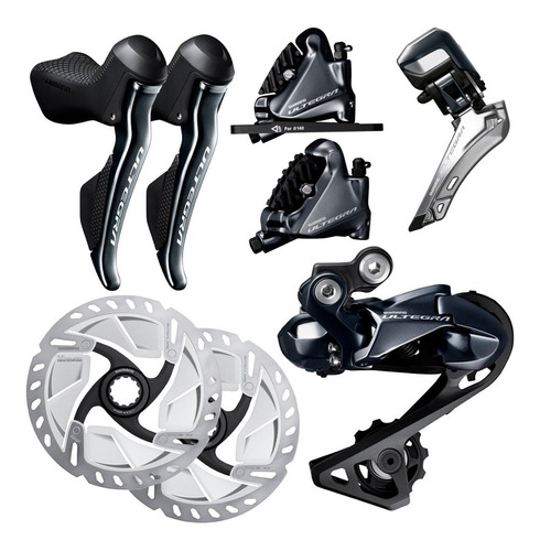 Imagen 1 de 5 de Grupo Shimano Ultegra Di2 Electrónico Freno De Disco Upgrade