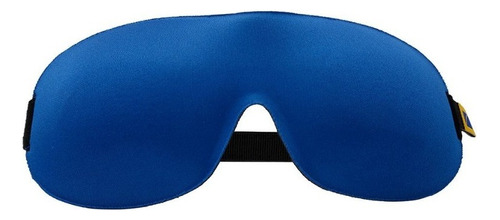 Antifaz Para Dormir Mascara De Ojos Espuma Poliester 25cm Color Azul Travel Blue