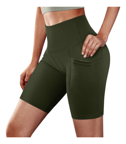 Leggins Antideslizantes Básicos Para Mujer, Pantalones Corto