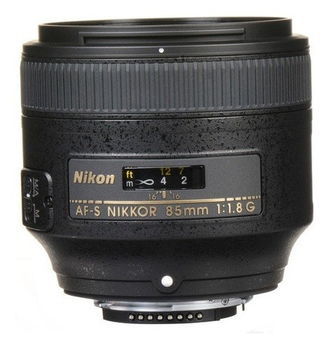 Imagem 1 de 3 de Lente Nikon Af-s Nikkor 85mm F/1.8g Autofoco Garantia Sjuros