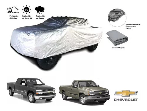 Cubierta Funda Cubreauto Afelpada Chevrolet C1500 1999-2001