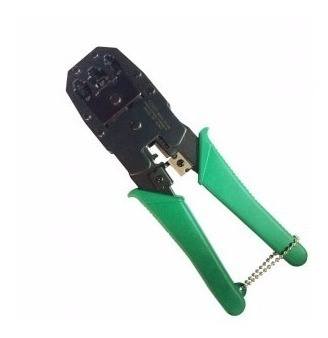 Pinza Crimpeadora Conectores Rj 45 11 12 Armar Cable Red Utp
