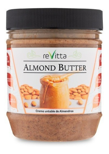 Mantequilla De Almendras Almond Butter 500 Grs. Revitta