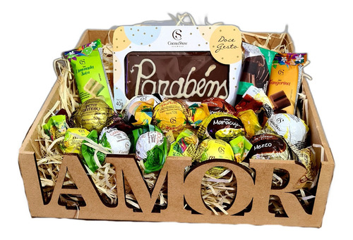 Cesta De Chocolates Presente Aniversário