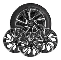 Comprar Jogo 4 Calotas Esportivas Aro 14 Ds4 Black Silver Toyota