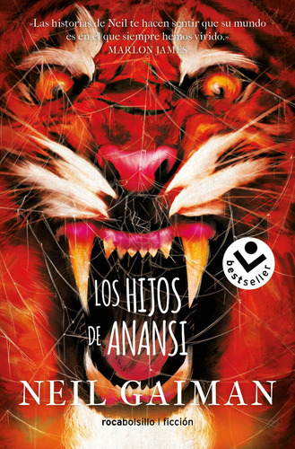 Los hijos de Anansi, de Neil Gaiman. Editorial Roca, tapa blanda, edición 1.0 en español, 2023