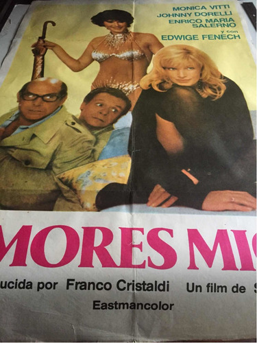 Poster Amores Mios -- Monica Vitti Alberto Sordi 1969