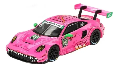 Mini GT Roxy Porsche 911 Gt3 R #80 Imsa Virginia Racing #872 Rosa