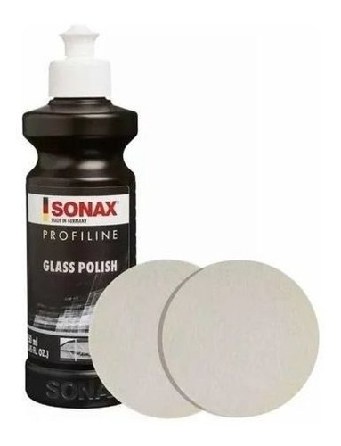 Kit Polimento De Vidros Sonax Glass Polis C/ Óxido De Cério