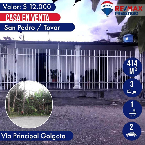 Imagen 1 de 13 de En Venta Casa Con Terreno Ubicada En Tovar Estado Mérida