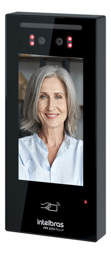 Video Porteiro Externo Facial Xpe 3200 Plus Ip Touch Screen Preto