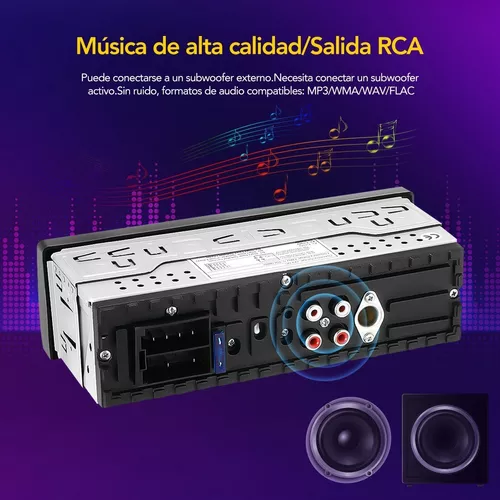 1 Din Car Radio Asistente Voz Radios Coche Estéreo Audio - Temu Mexico