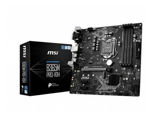 Imagen 1 de 5 de Motherboard Msi B365m Pro-vdh 1151 Pcie 3.0 M.2 Intel 8va 9n