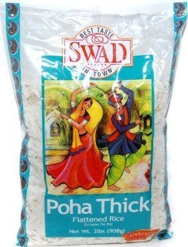 Poha Thick (arroz Aplanado) - 2lb Por