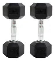 2 pares de clásicas mancuernas para hombre Black Square Crystal