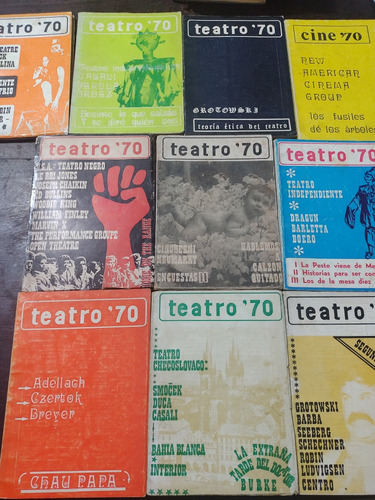 Lote X  10 Ejemplares De La Revista Teatro '70. Olivos.