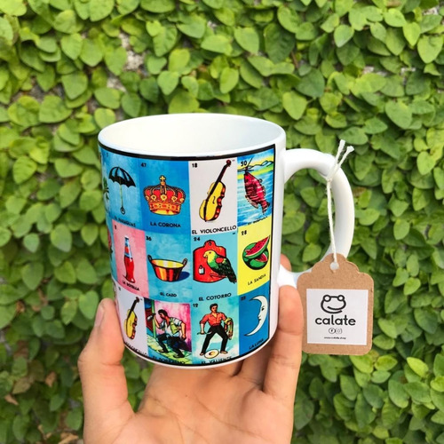 Imagen 1 de 3 de 12 Tazas Loteria Méxicana Envio Gratis