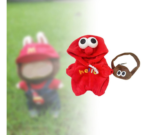 Ropa De Muñeca De Peluche De 15 Cm Y 17 Cm, Ropa De Rojo