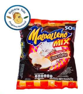 Malvalleno Mix Bombones Rellenos De Chocolate 50piezas