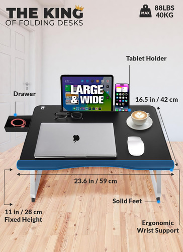 Cooper Mega Table Xxl - Computadora Portátil Cama, Ban...