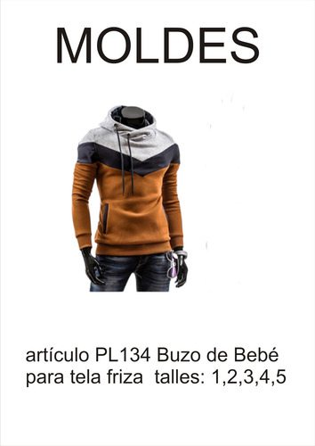 Molderia Textil Para Buzo De Bebé Para Tela Frisa 1,2,3,4,5