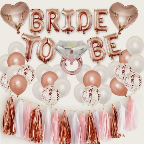 Kit Balão Bride To Be Para Noiva Despedida De Solteira