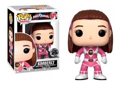 Funko Pop 671 Power Rangers - Pk Rngr (no Helmet)