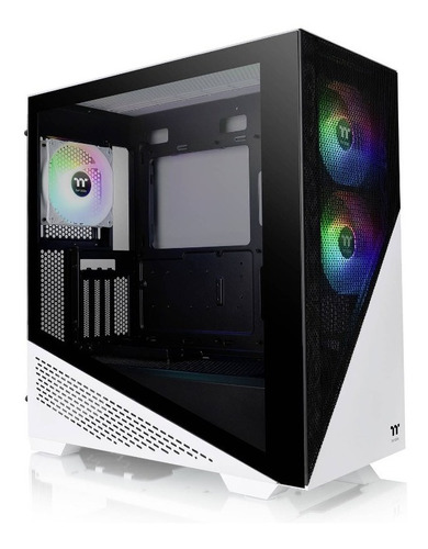 Gabinete Thermaltake Divider 370 Tg Argb Snow Mid Tower