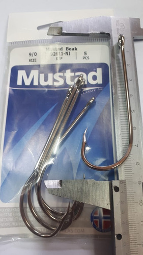 Anzuelo Pata Larga Surubi Dorado Pati Mustad 92611 9/0 X 5