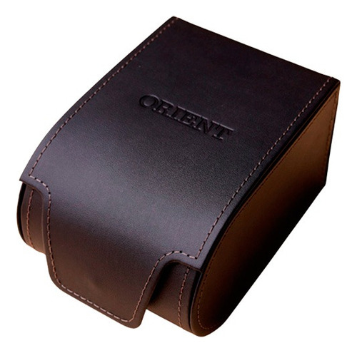 Relógio Orient St Elite Land Solartech Mbssc290 P2sx Correia Prateado Bisel Prateado Fundo Preto