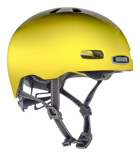 Casco Bicicleta Scooter Nutcase Sunday Color Amarillo Talla M