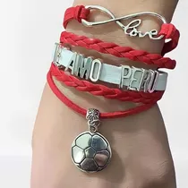 Comprar Pulsera En Pu Con Acero  Te Amo Perú  Unisex