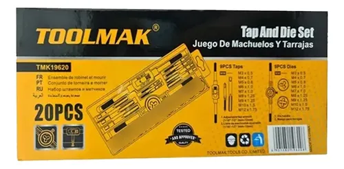 Set Kit Juego De Terrajas Macho Y Hembra 20 Piezas Toolmak