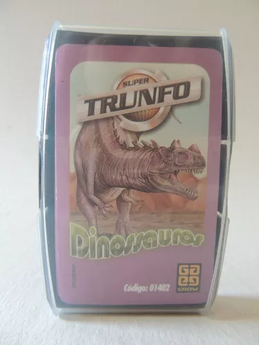 Jogo De Cartas Infantil Super Trunfo Dinossauros - Grow