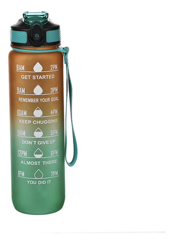 Botella De Agua Deportiva De 1000ml Botella De Agua De 1l
