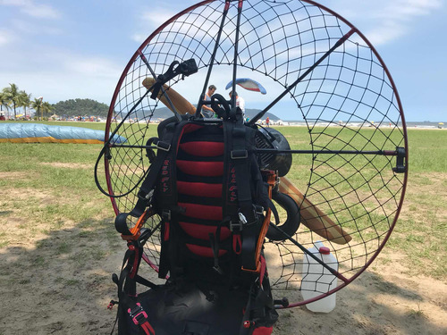 Paramotor Bolt 210 Red Fly Red Carbon 1 Hora De Uso