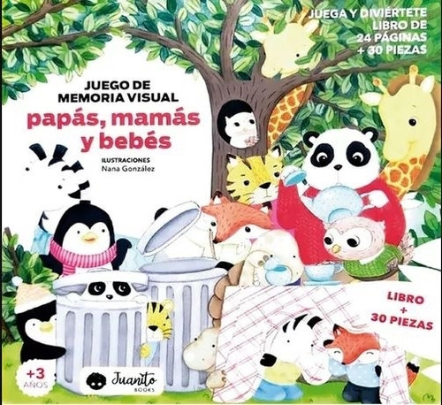 Papas, Mamas Y Bebes - Juega Y Diviertete - Juego De Memoria, de No Aplica. Editorial Manolito Books, tapa n/a en español, 2022