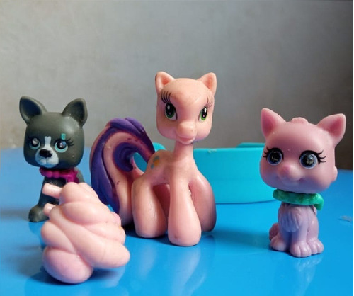  Pack De Mascotas De Polly Pocket  Barbie Mattel