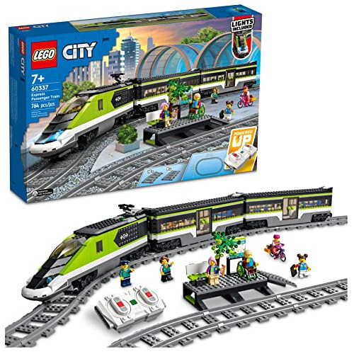 Set De Juguetes De Construcción Lego City Tren De Pasajeros
