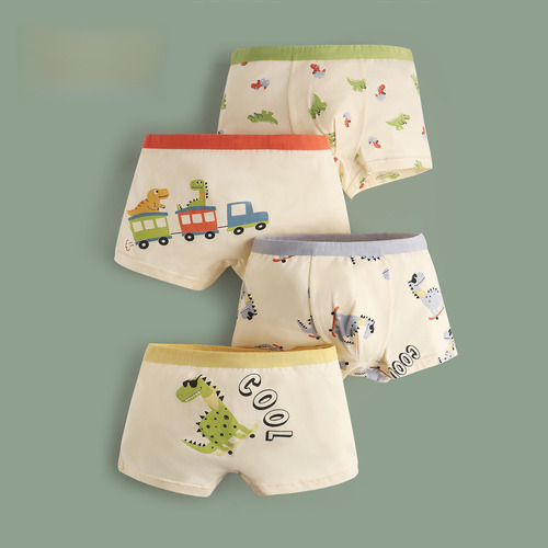 Calzoncillos Bóxer De Algodón Puro Con Dibujos Animados Para